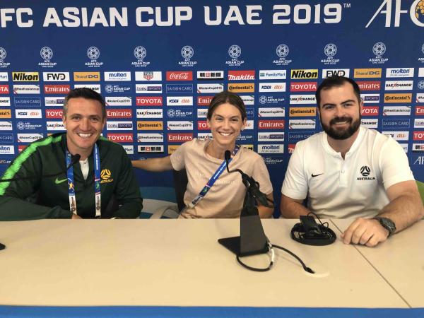 Podcast team Michael Zappone, Emma Kemp, Ben O'Neill