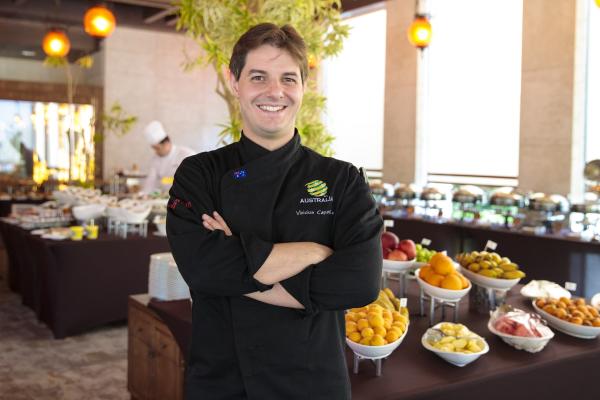 Vini Capovilla Socceroos chef