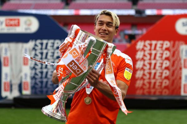 Dougall comes into the Socceroos squad high on confidence after starring in Blackpool's playoff final