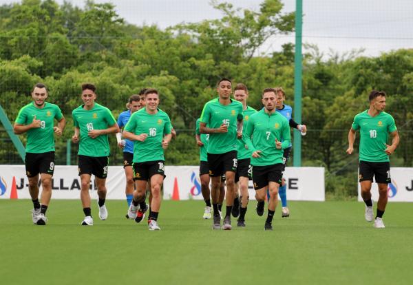 Baccus gearing up for Tokyo 2020 at the Olyroos Fukishima training camp