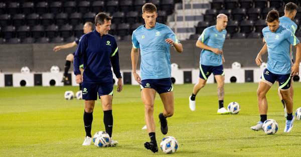 Ajdin Hrustic Socceroos camp in Qatar