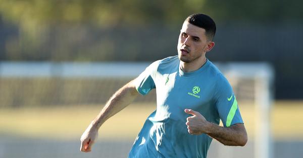 Tom Rogic Socceroos training