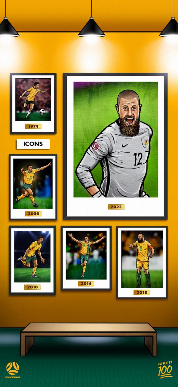 Socceroos Qualification Moments Mobile Wallpaper 1125x2436