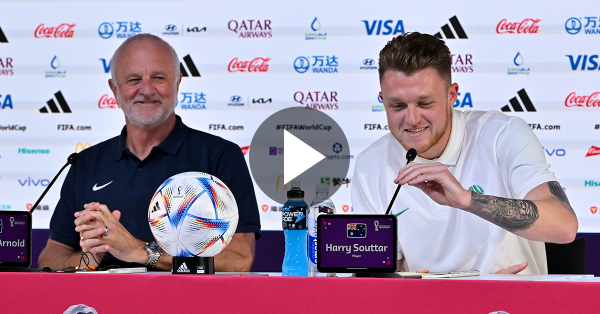 Graham Arnold and Harry Souttar