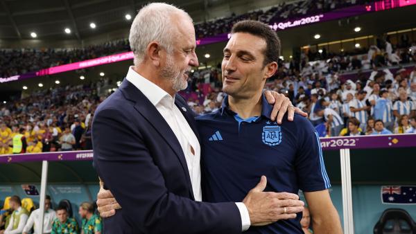 Graham Arnold and Lionel Scaloni