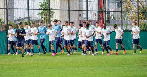 Subway Joeys in training at the AFC U17 Asian Cup 2024