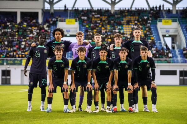 Subway Joeys Team Photo v Solomon Islands U19 2024
