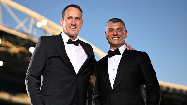 Mark Schwarzer and John Aloisi_AccorStadium_VenuesNSW