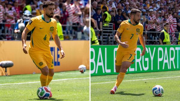 Mathew Leckie and Jacob Italiano