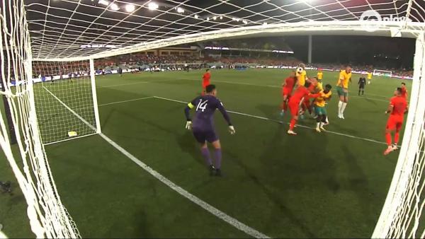 GOAL: Socceroos draw level just before the half | Australia v China | 2026 FIFA World Cup AFC Qualifiers