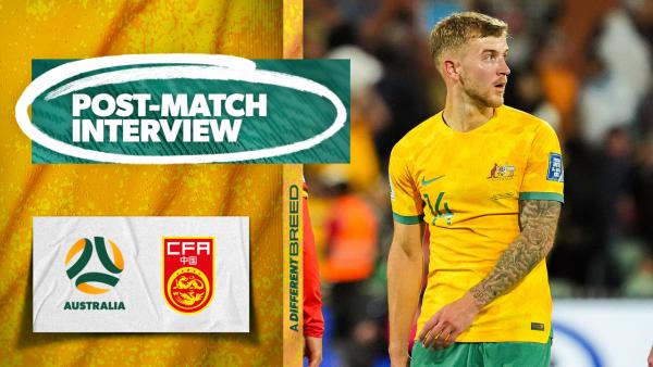 Riley McGree | Interview | Socceroos v China PR | 2026 FIFA World Cup AFC Qualifiers