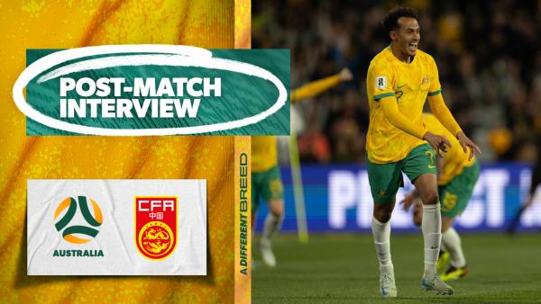 Nishan Velupillay | Interview | Socceroos v China | 2026 FIFA World Cup AFC Qualifiers