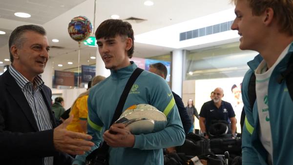 Welcoming home the Champions of Asia 🏆 🇦🇺 | Subway Young Socceroos