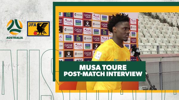 Subway Young Socceroos forward Musa Toure reflects on Japan win | AFC U-20 Asian Cup China 2025