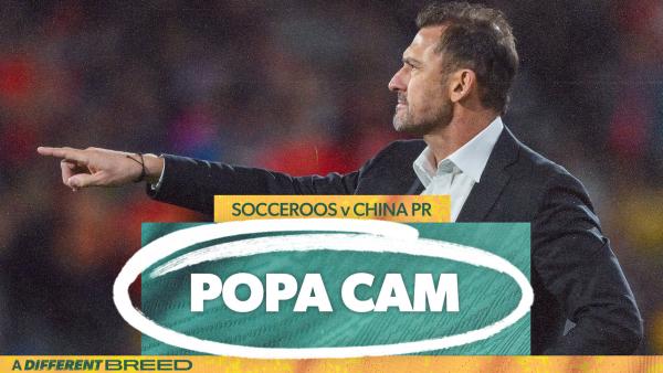 POPA CAM: New footage of Tony Popovic in the dugout against China PR