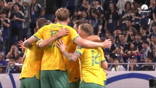 GOAL: The Socceroos lead in Saitama | Japan v Australia | 2026 FIFA World Cup AFC Qualifiers