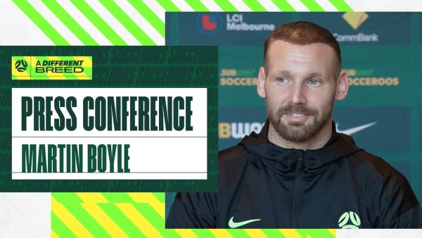 Martin Boyle: I feel like I'm back to my best | Press Conference | Subway Socceroos