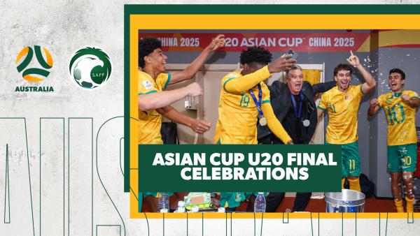Behind the scenes: The Subway Young Socceroos' Post-Match Celebrations 🏆 | AFC U20 Asian Cup Final