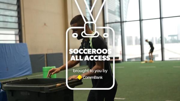 Vibes are high at Socceroos recovery | CommBank All Access