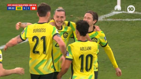 GOAL: Jackson Irvine gets a deserved brace