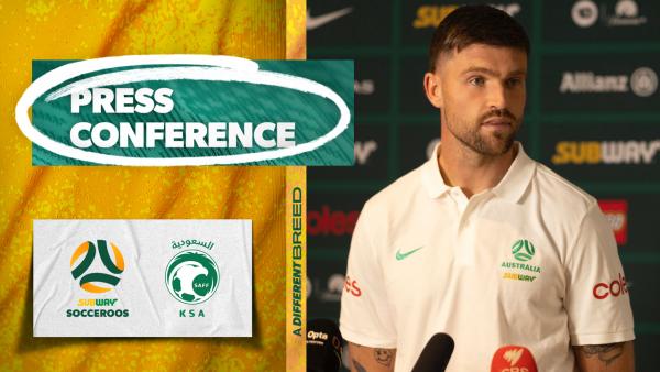 Cam Burgess: We've got to keep improving | Press Conference | Australia v Saudi Arabia