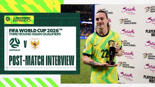 Jackson Irvine: The result was very important | Interview | Australia vs Indonesia