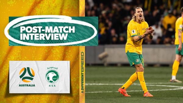 Jackson Irvine | Post-Match Interview | Australia v Saudi Arabia | 2026 FIFA World Cup AFC Qualifiers
