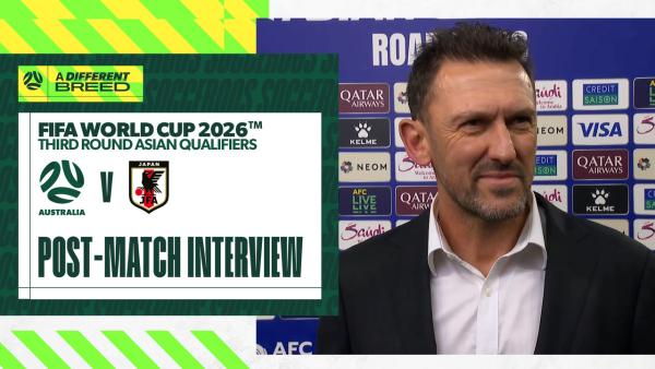 Tony Popovic Post-Match Interview | Subway Socceroos v Japan
