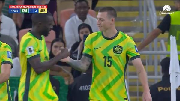 GOAL: It's a goal and an assist now for Mitch Duke | Saudi Arabia v Australia | 2026 FIFA World Cup AFC Qualifiers