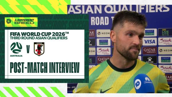 Cam Burgess Post-Match Interview | Subway Socceroos v Japan