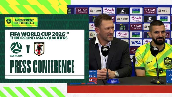 Press Conference: Tony Popovic & Aziz Behich | Subway Socceroos v Japan