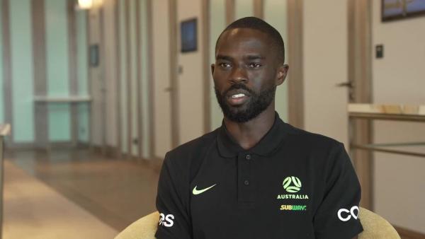 Jason Geria and Kai Trewin on the Subway Socceroos playing in Canberra this September