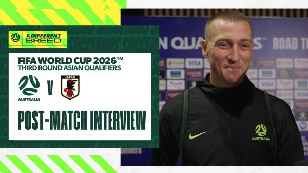 Mitch Duke: We've still got a job to do but that felt great | Subway Socceroos v Japan