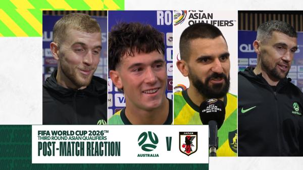 We're nearly there: Subway Socceroos react to Japan win | FIFA World Cup 2026 Qualifier
