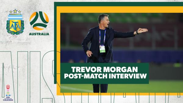 Trevor Morgan Post-Match Interview | Argentina U20 v Australia U20 | FIFA U-20 World Cup Chile 2025™