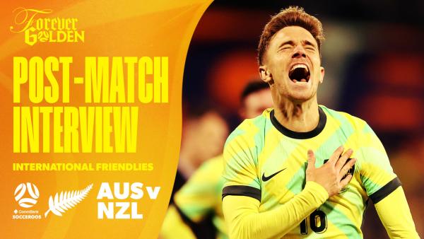Max Balard | Post-Match Interview | CommBank Socceroos v New Zealand