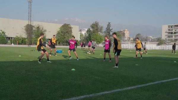 Louis Agosti and the CommBank Young Socceroos maintaining the belief