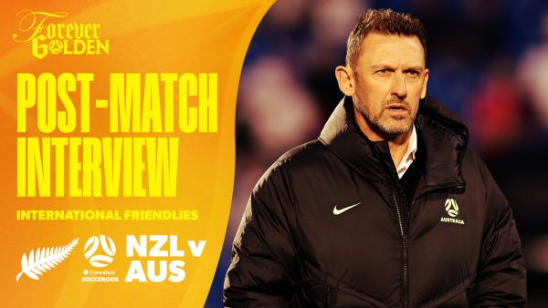 Tony Popovic: We showed better signs with the ball today | Post-Match Interview | New Zealand v CommBank Socceroos