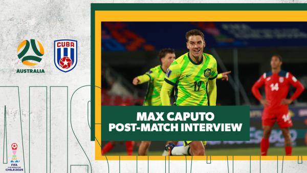Max Caputo Post-Match Interview | Australia U20 v Cuba U20 | FIFA U-20 World Cup Chile 2025™