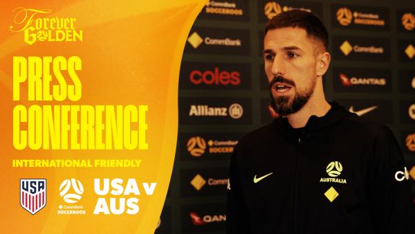 Milos Degenek | Pre-Match Press Conference | United States v CommBank Socceroos