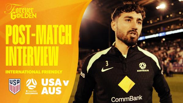 Jacob Italiano | Post-Match Interview | United States v CommBank Socceroos