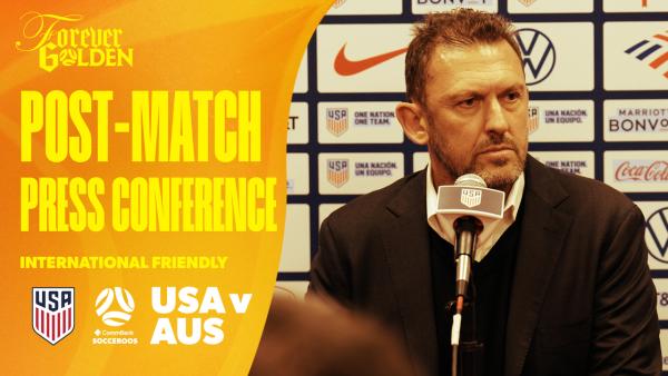 Tony Popovic | Post-Match Press Conference | United States v CommBank Socceroos