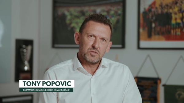 Tony Popovic on seeing what it means to his players when the national anthem plays | CommBank Socceroos