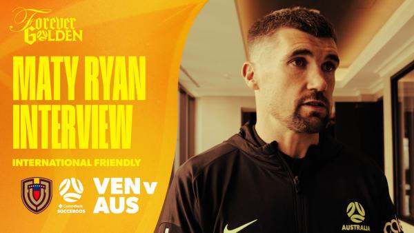 Maty Ryan: It's always an honour and privilege to be in this environment