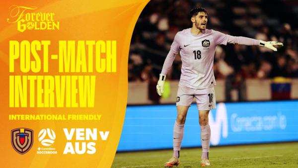 Patrick Beach | Post-Match Interview | Venezuela v CommBank Socceroos