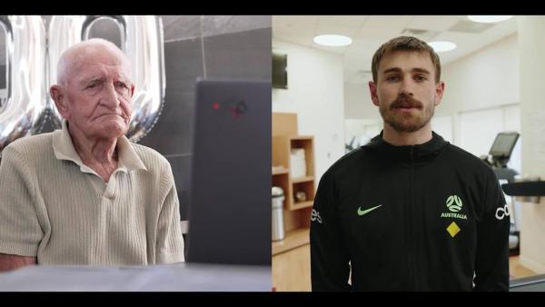 Connor Metcalfe wishes Kevin O'Neill a very Happy 100th Birthday 