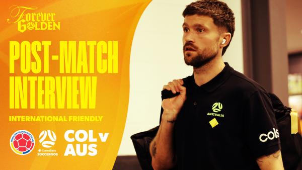 Cam Burgess | Post-Match Interview | Colombia v CommBank Socceroos