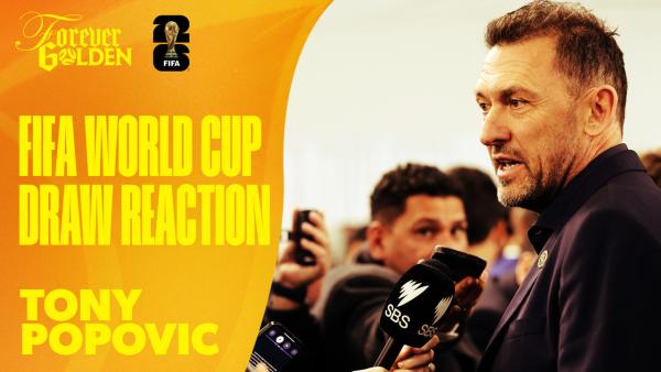 Tony Popovic reacts to #FIFAWorldCup 2026 Draw | CommBank Socceroos