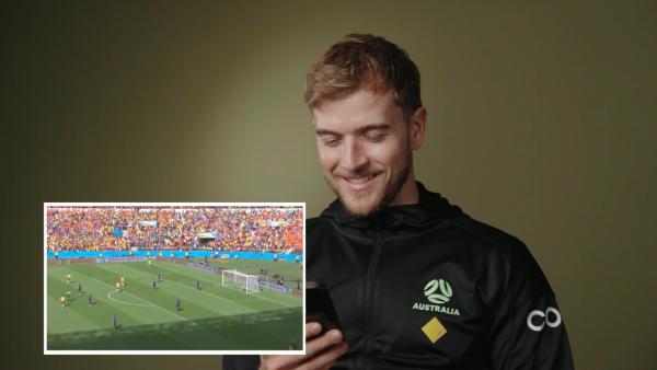 CommBank #Socceroos react to Tim Cahill's stunning FIFA World Cup volley | Forever Golden