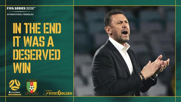 Tony Popovic pleased with second-half improvement against Cameroon | Post-Match Interview
